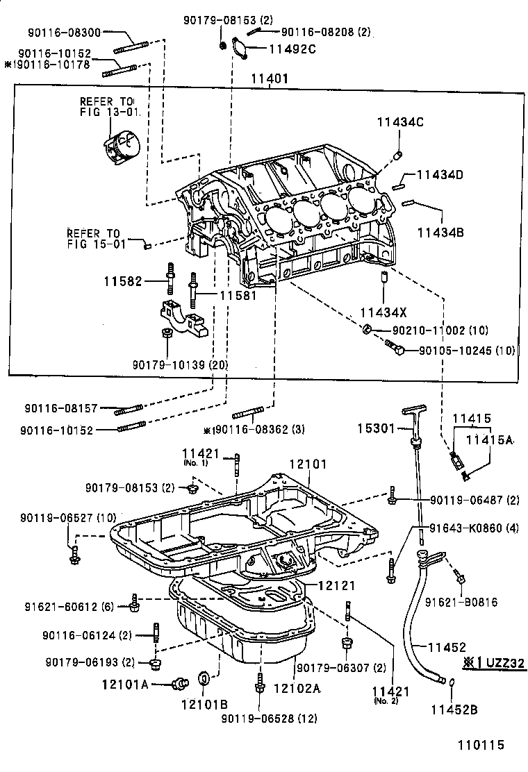 12102-50030 PAN SUB-ASSY, OIL, NO.2 product image