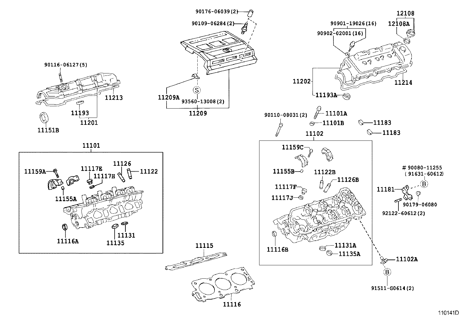 11116-20020 GASKET, CYLINDER HEAD, NO.2 product image