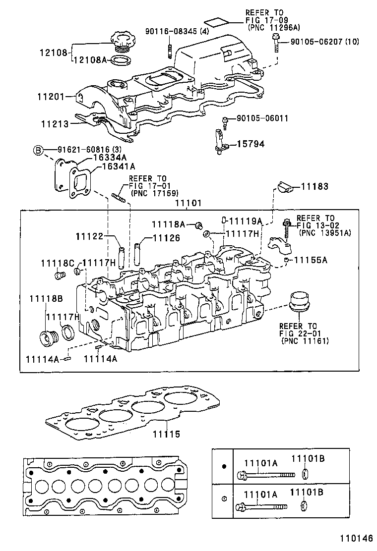 16341-64030 GASKET, WATER OUTLET product image