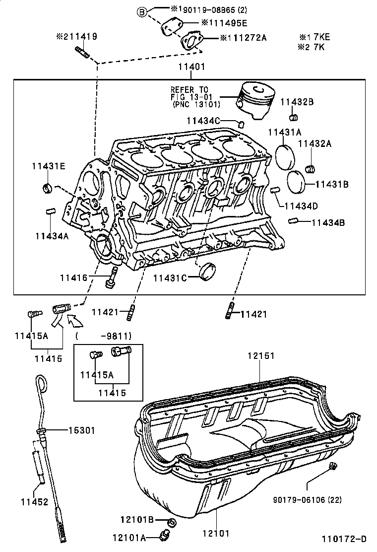 90080-92018 GASKET, CYLINDER BLOCK SIDE COVER, NO.2 product image