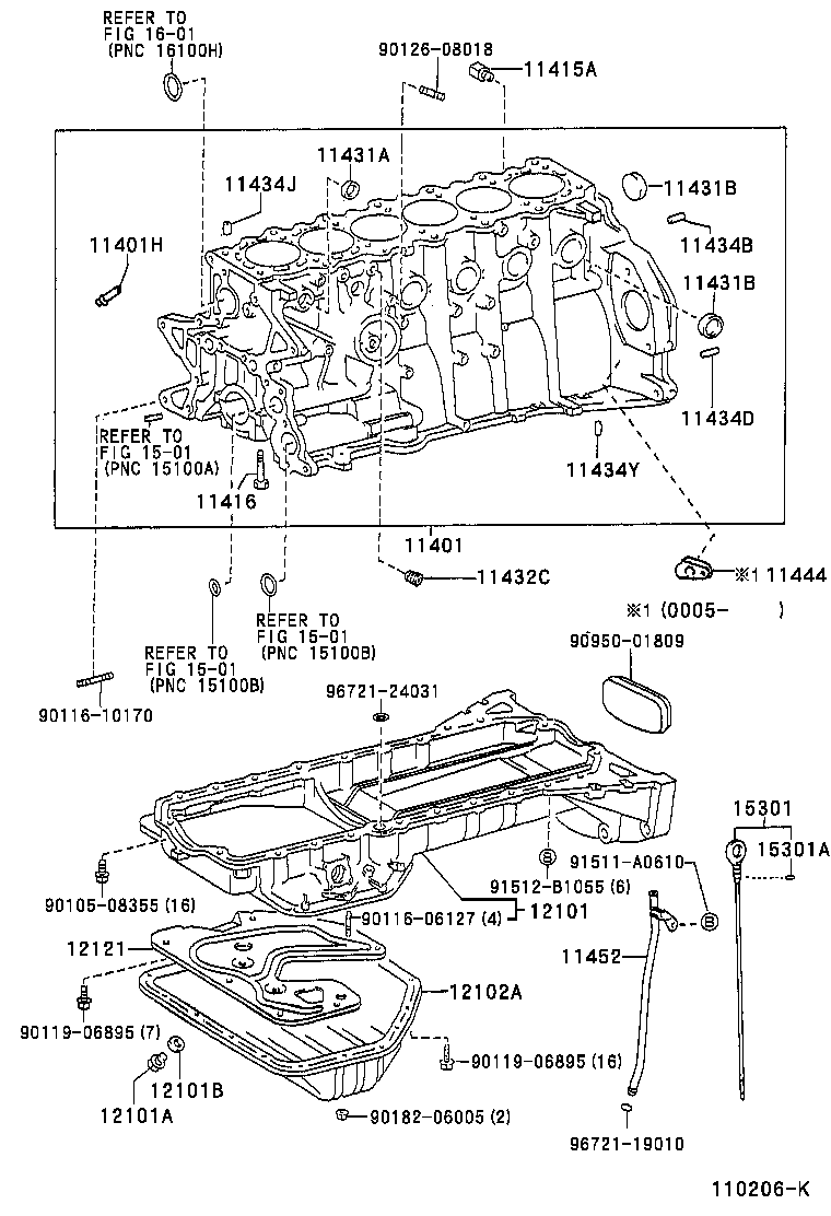 11452-70070 GUIDE, OIL LEVEL GAGE product image