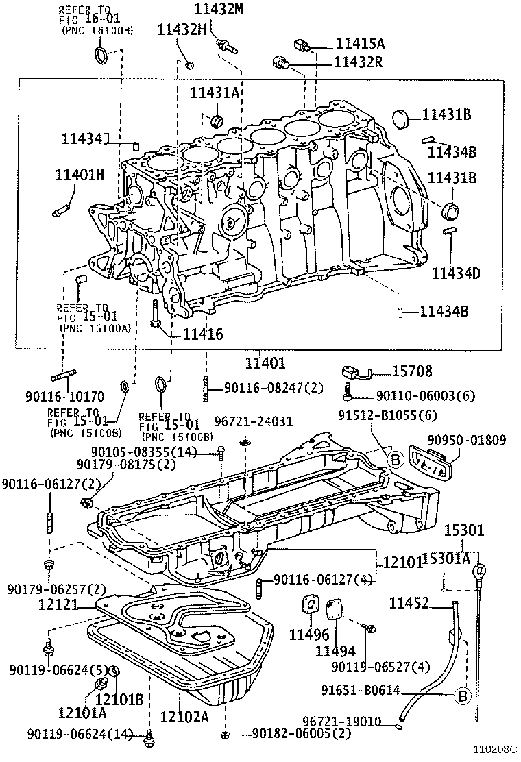 11452-70070 GUIDE, OIL LEVEL GAGE product image