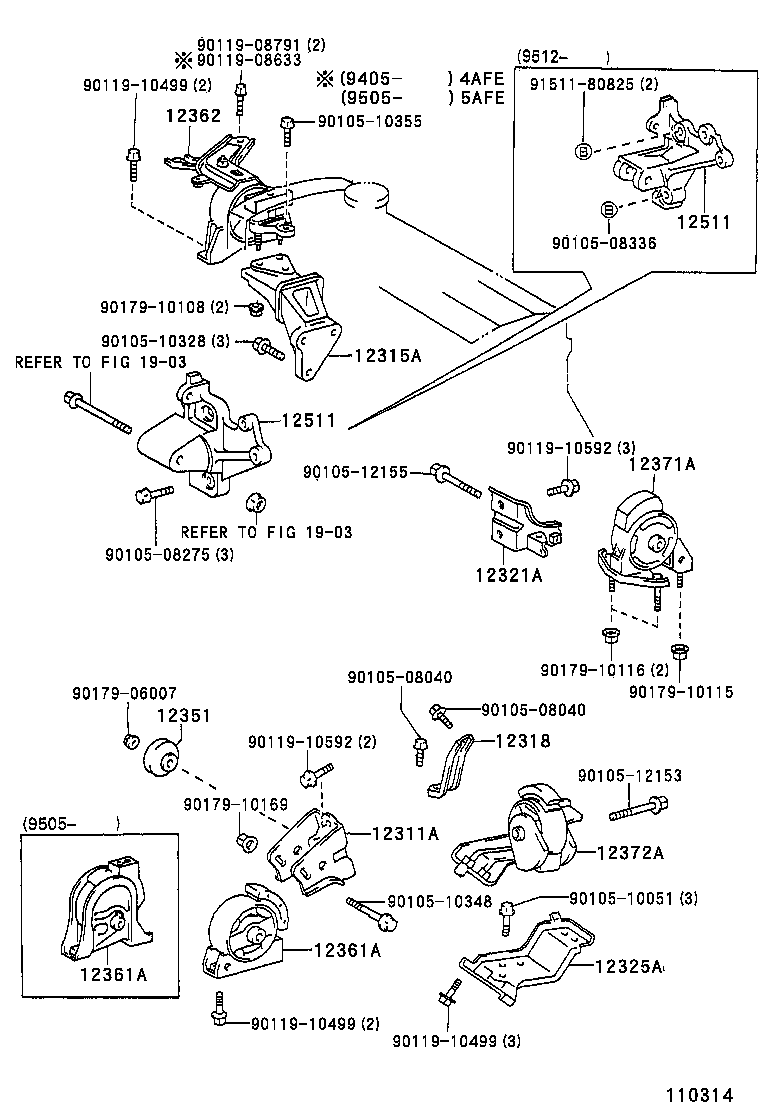 12317-16060 STAY, ENGINE MOUNTING, RH product image
