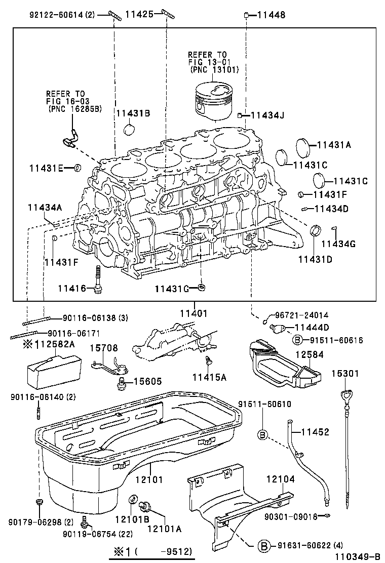 12101-67110 PAN SUB-ASSY, OIL product image