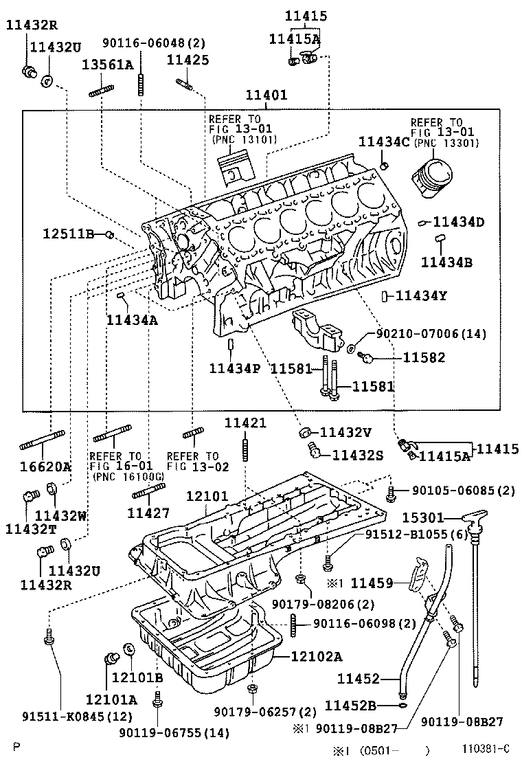 11459-32010 SUPPORT, OIL LEVEL GAGE GUIDE product image