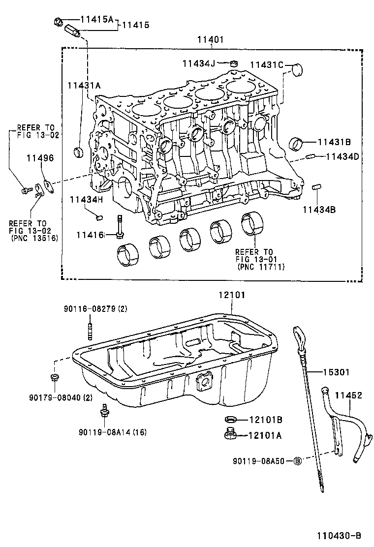 11452-67040 GUIDE, OIL LEVEL GAGE product image