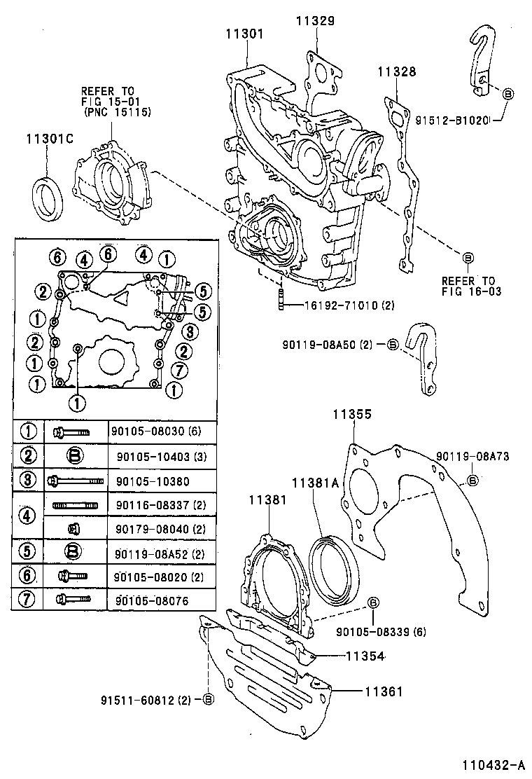 11355-54150 PLATE, REAR END product image
