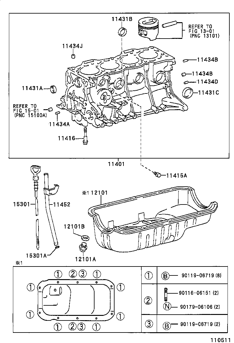 12101-02040 PAN SUB-ASSY, OIL product image