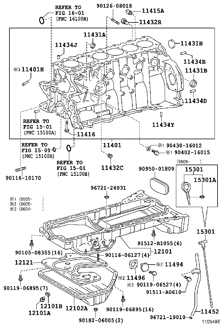 11401-49715 BLOCK SUB-ASSY, CYLINDER product image