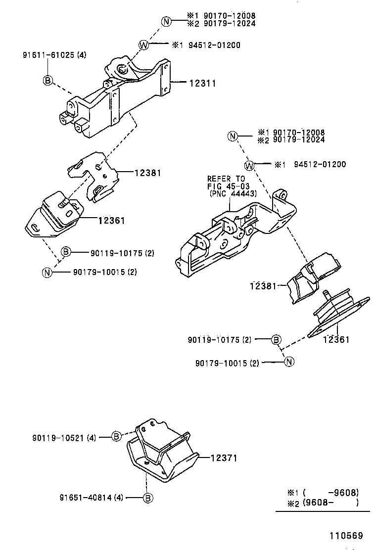 12501-72010 BRACKET, ALTERNATOR, NO.1 product image