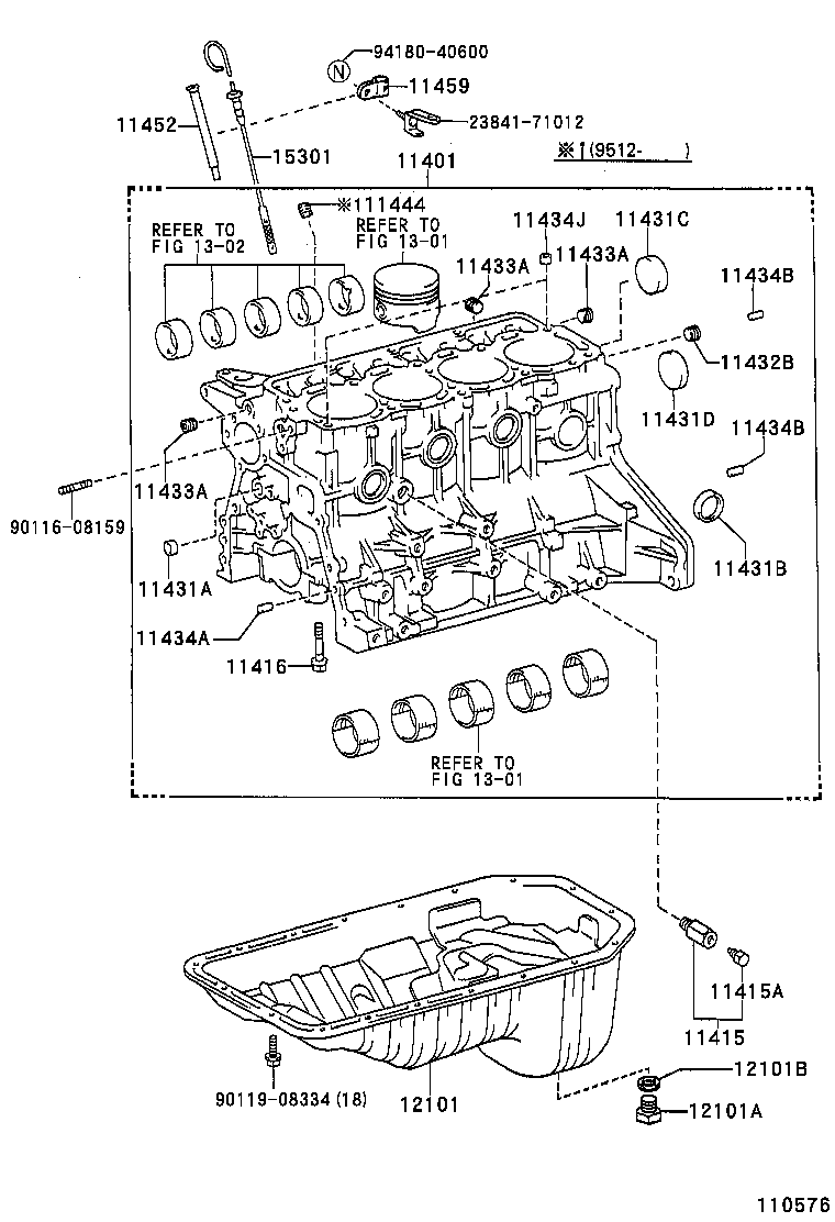 11459-54010 SUPPORT, OIL LEVEL GAGE GUIDE product image