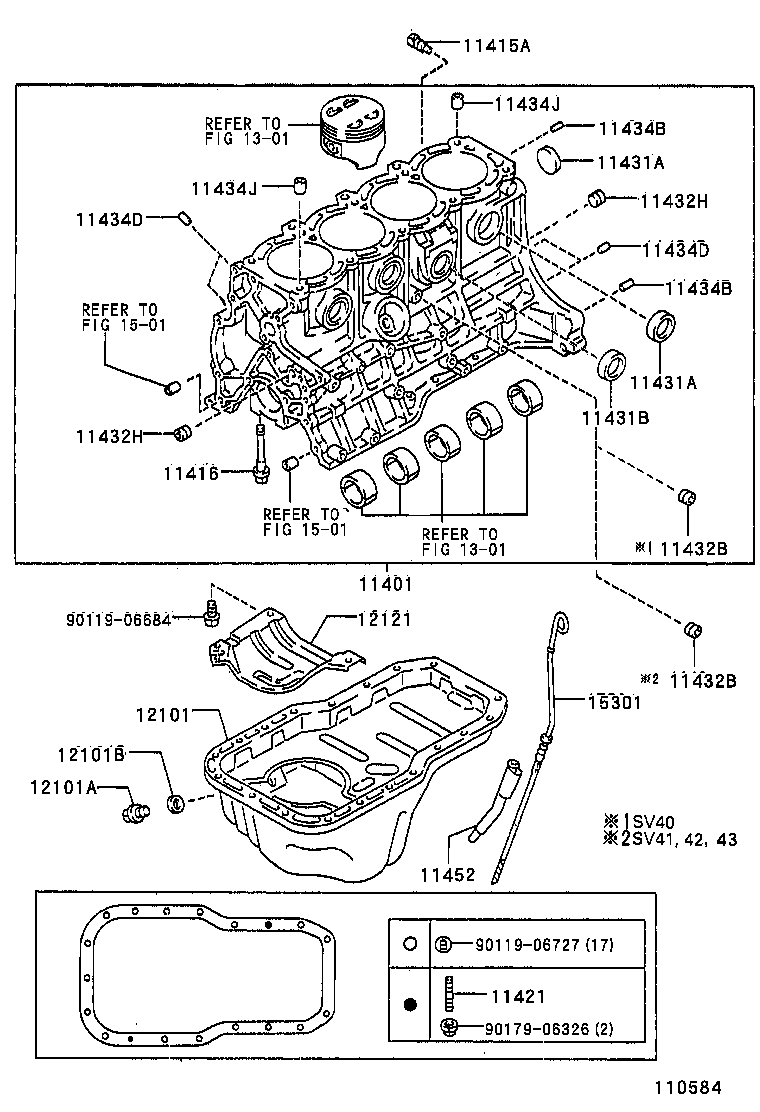 11401-69657 BLOCK SUB-ASSY, CYLINDER product image