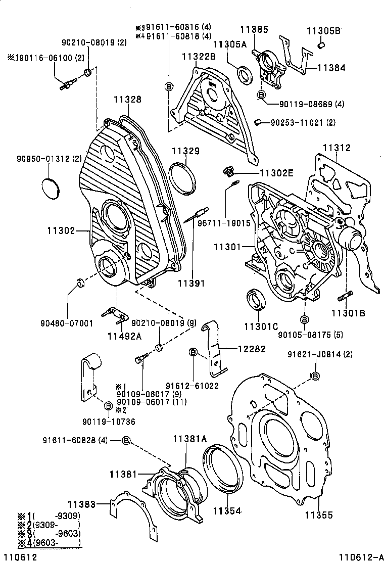 90116-08376 BOLT, STUD(FOR TIMING GEAR COVER) product image