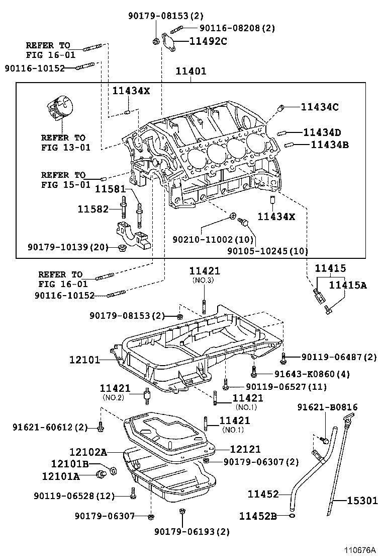12102-50050 PAN SUB-ASSY, OIL, NO.2 product image