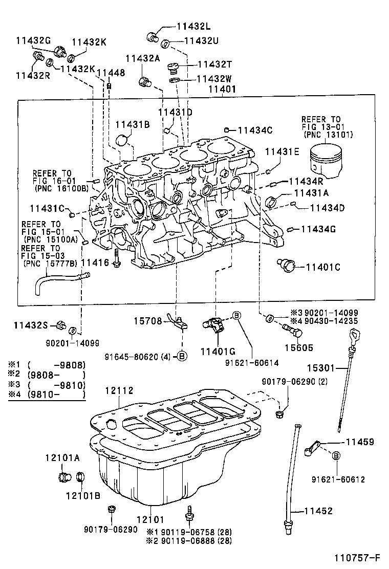 11401-69716 BLOCK SUB-ASSY, CYLINDER product image