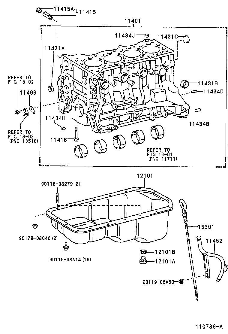 12101-05040 PAN SUB-ASSY, OIL product image
