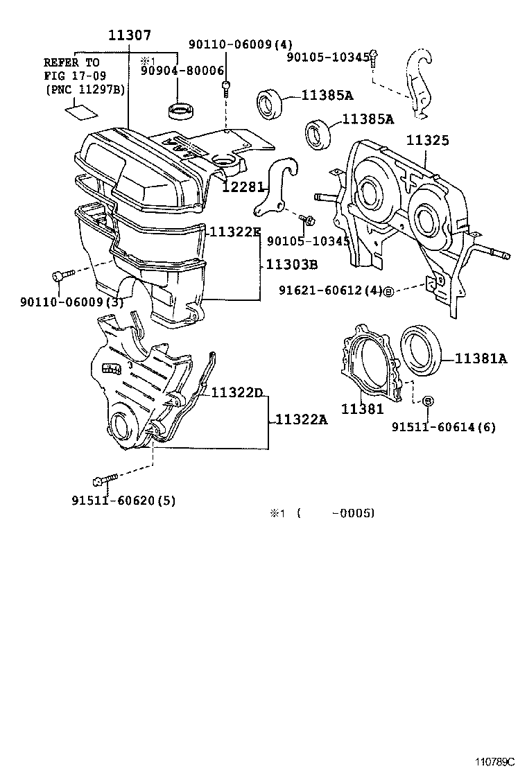 11348-50021 SPACER, TIMING GEAR COVER product image