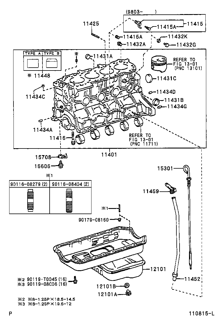 12101-05040 PAN SUB-ASSY, OIL product image
