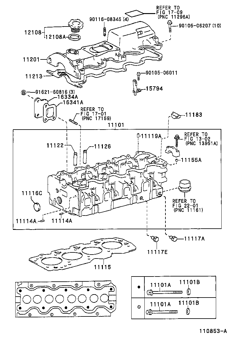 11201-74071 COVER SUB-ASSY, CYLINDER HEAD product image