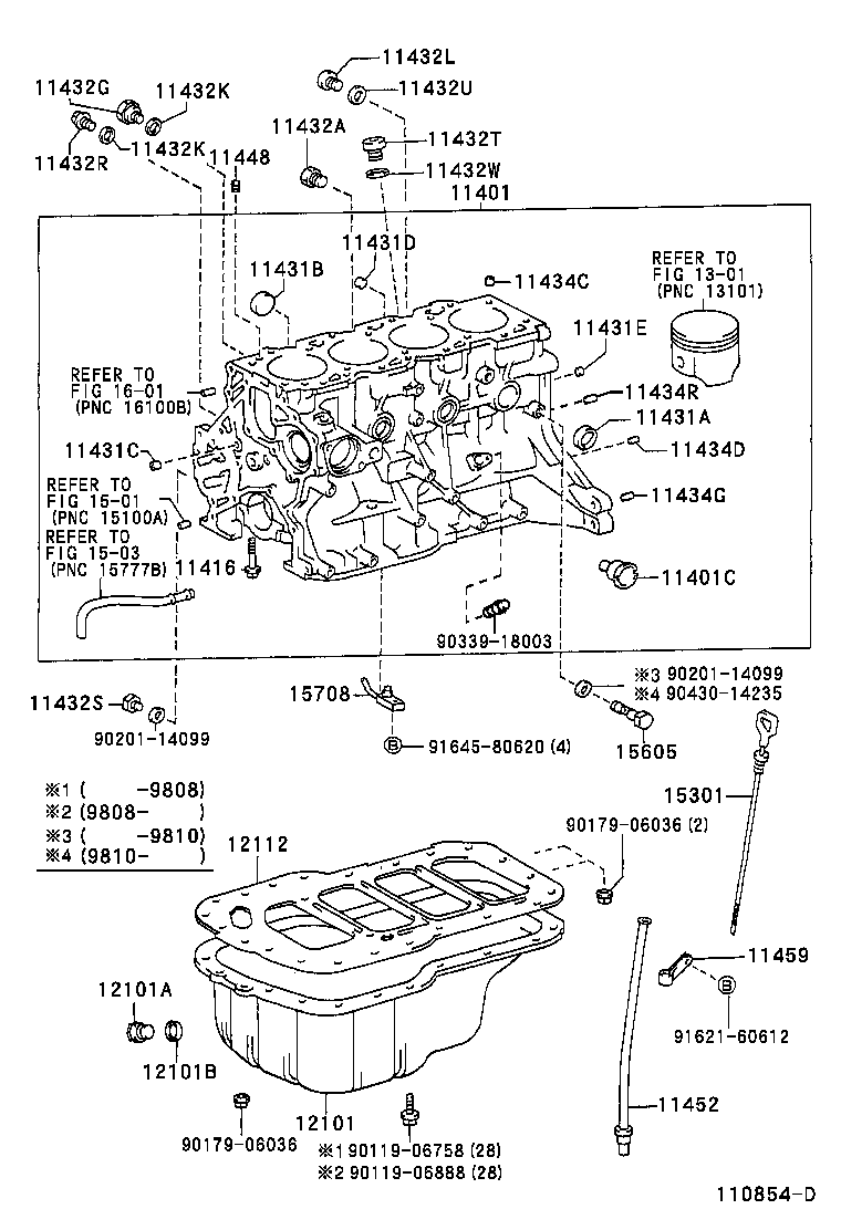 11401-69716 BLOCK SUB-ASSY, CYLINDER product image