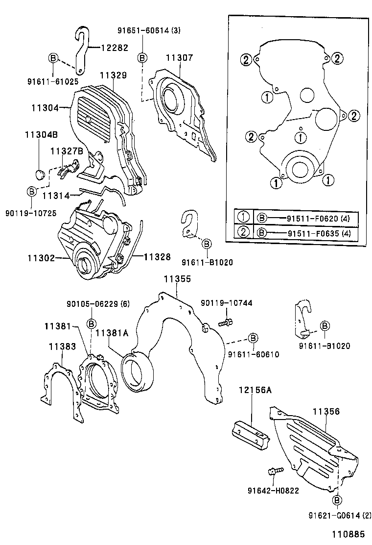 90080-31033 SEAL, ENGINE REAR OIL product image