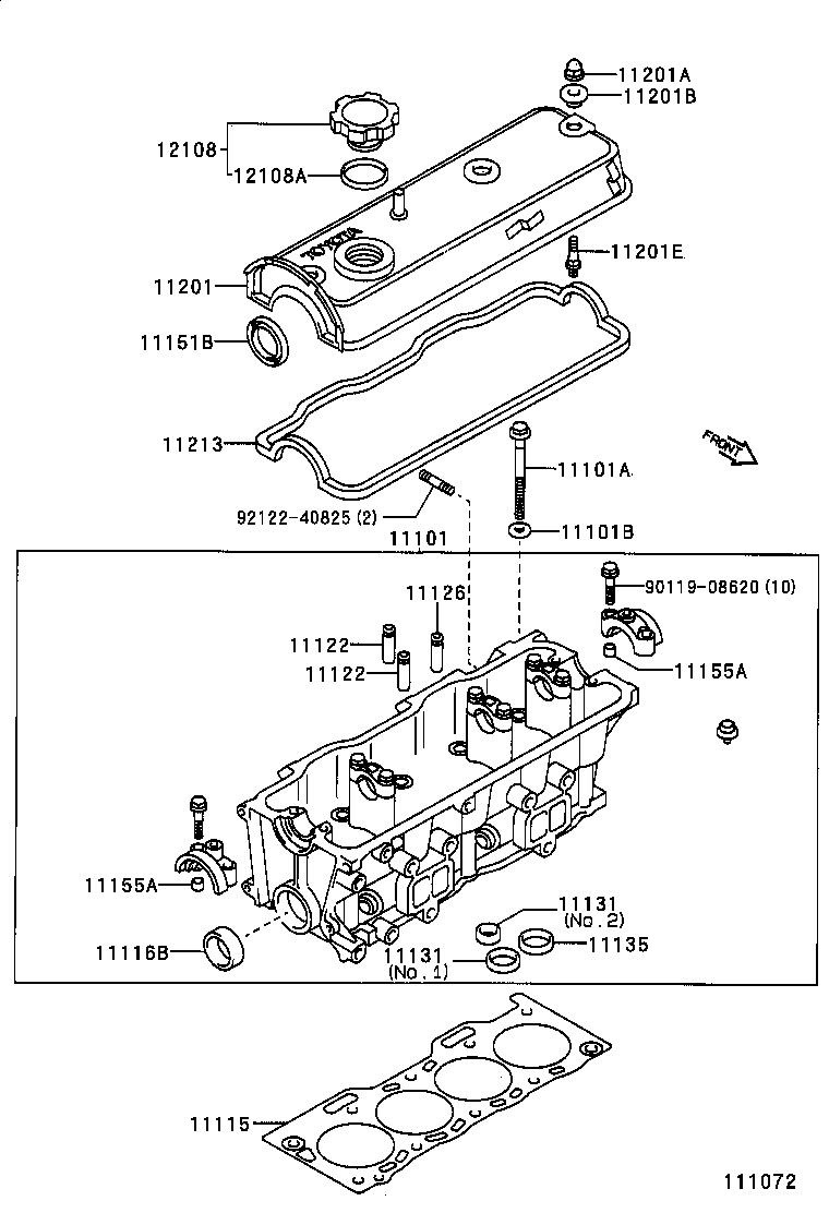 16341-64030 GASKET, WATER OUTLET product image