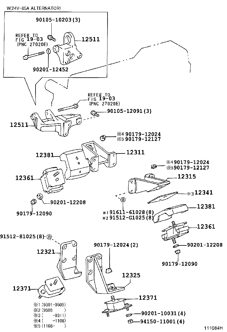 12381-78071 STABILIZER, ENGINE MOUNTING product image