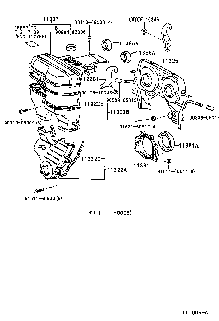 11325-46050 COVER, TIMING BELT, NO.4 product image
