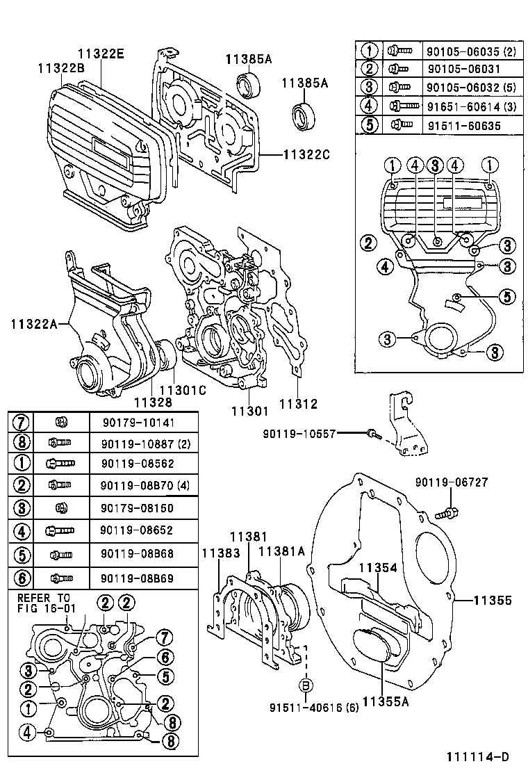 11323-70030 COVER, TIMING BELT, NO.3 product image