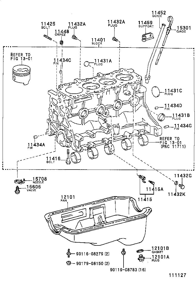 12101-54114 PAN SUB-ASSY, OIL product image