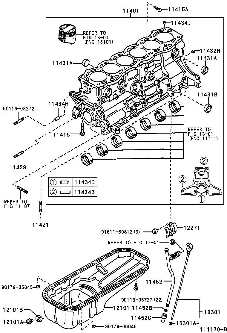 12102-50060 PAN SUB-ASSY, OIL, NO.2 product image