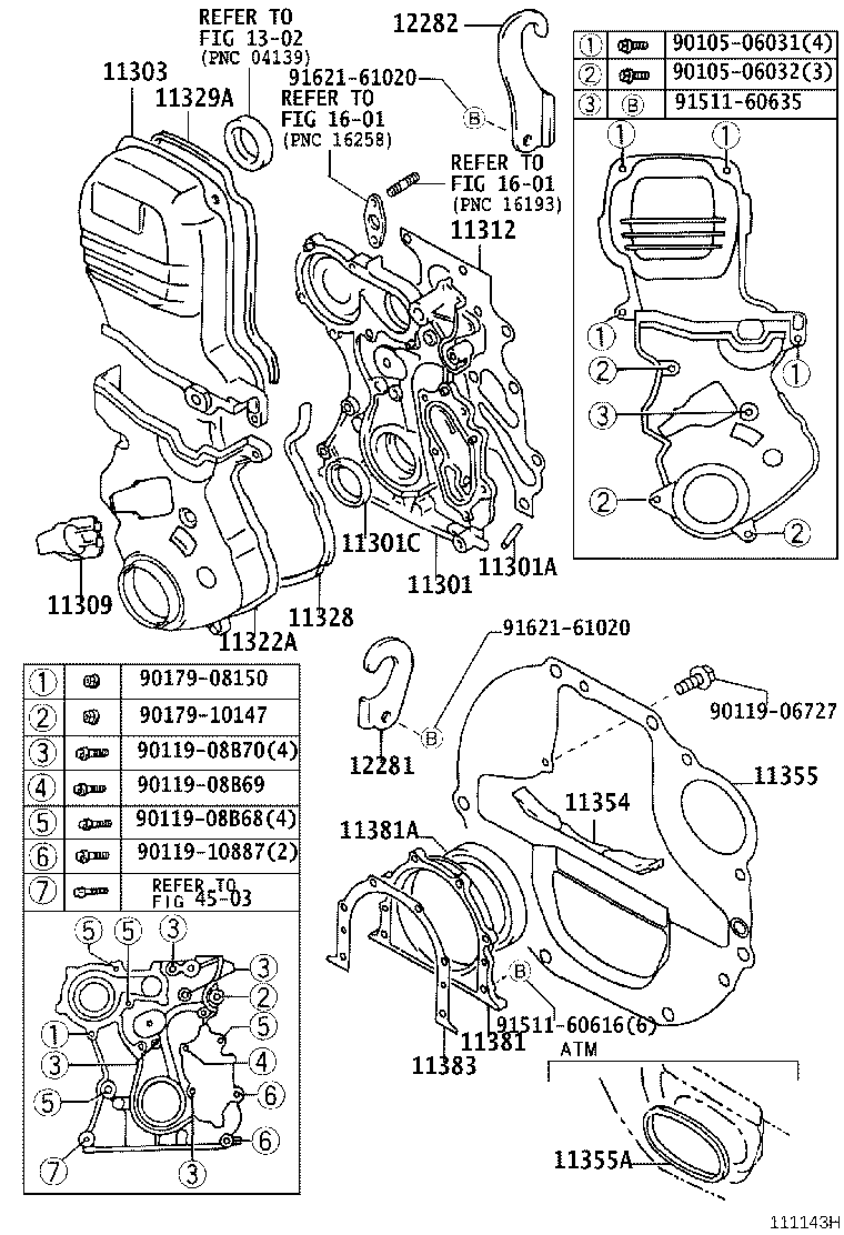 11323-70030 COVER, TIMING BELT, NO.3 product image