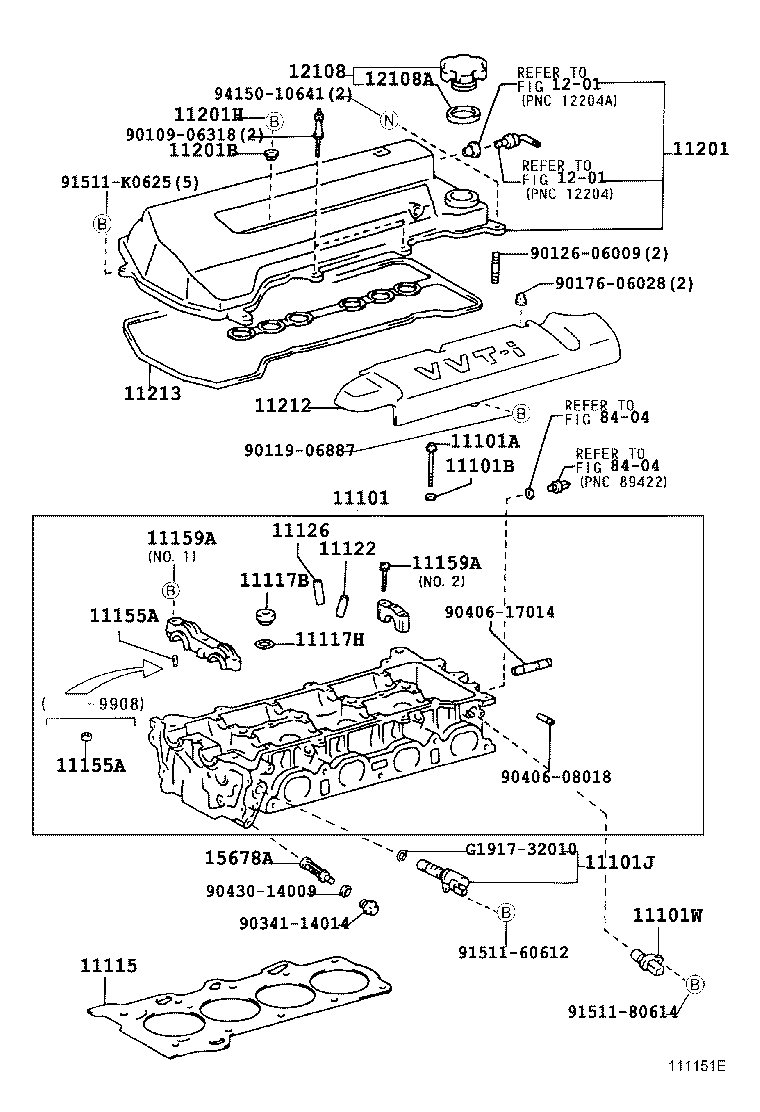 11201-22050 COVER SUB-ASSY, CYLINDER HEAD product image