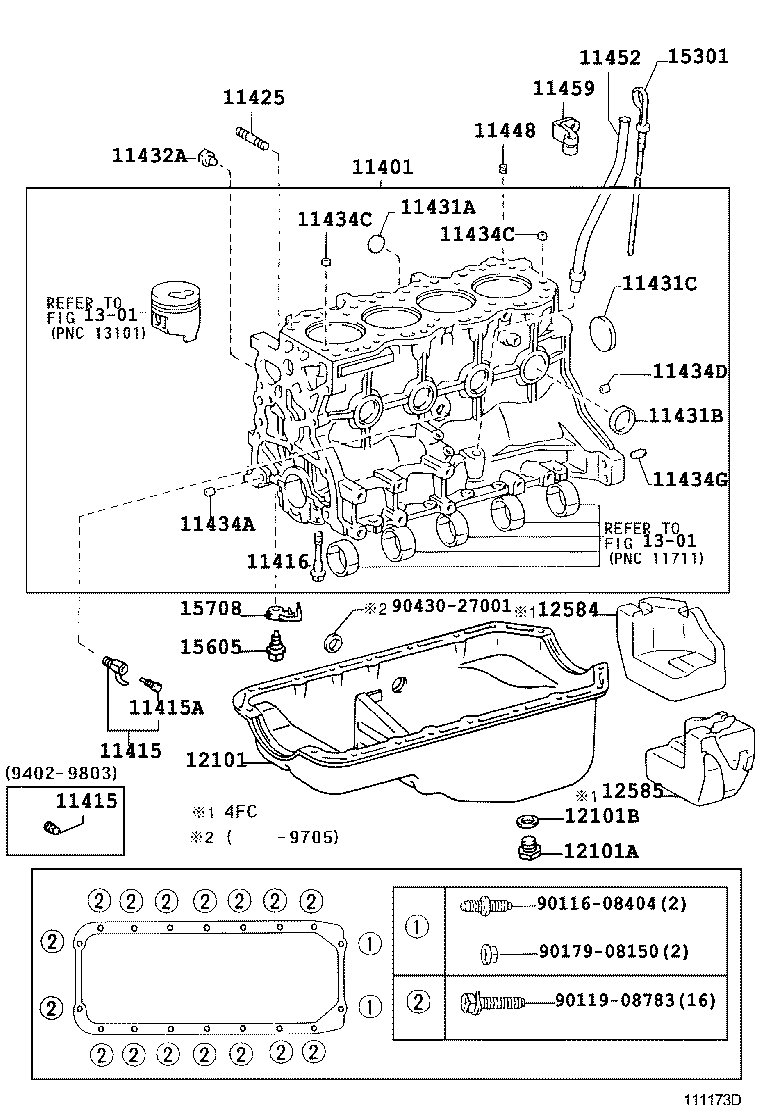 12101-67090 PAN SUB-ASSY, OIL product image