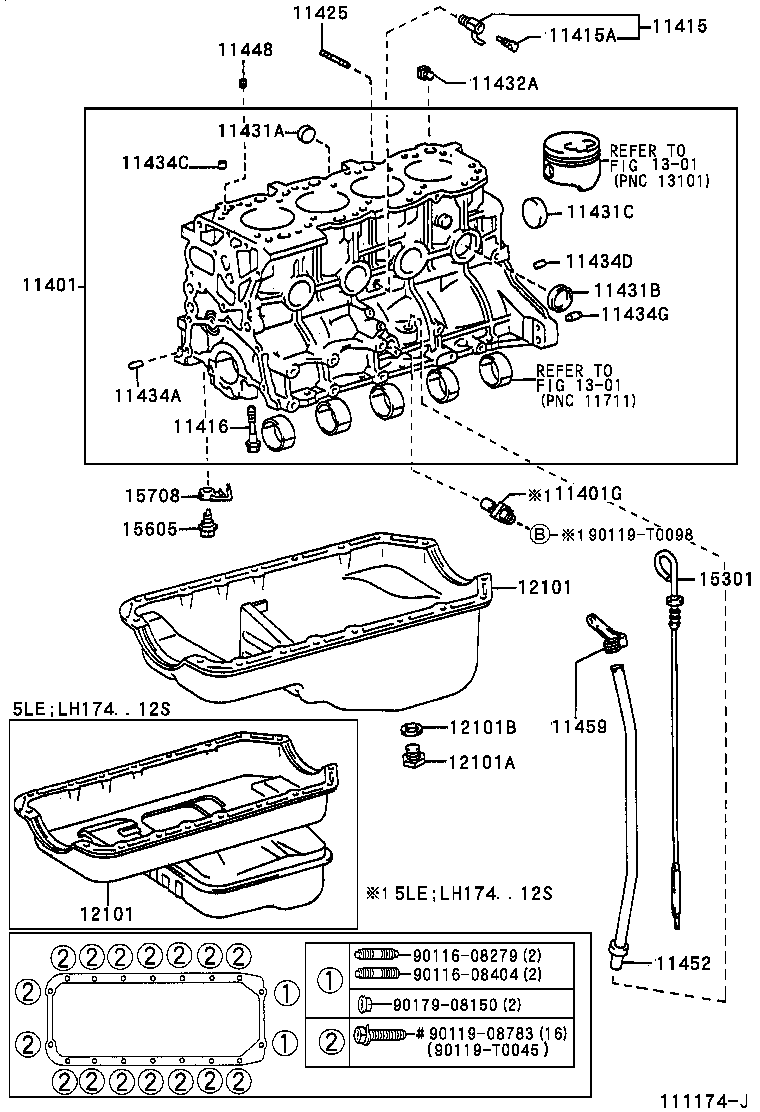 11401-79727 BLOCK SUB-ASSY, CYLINDER product image