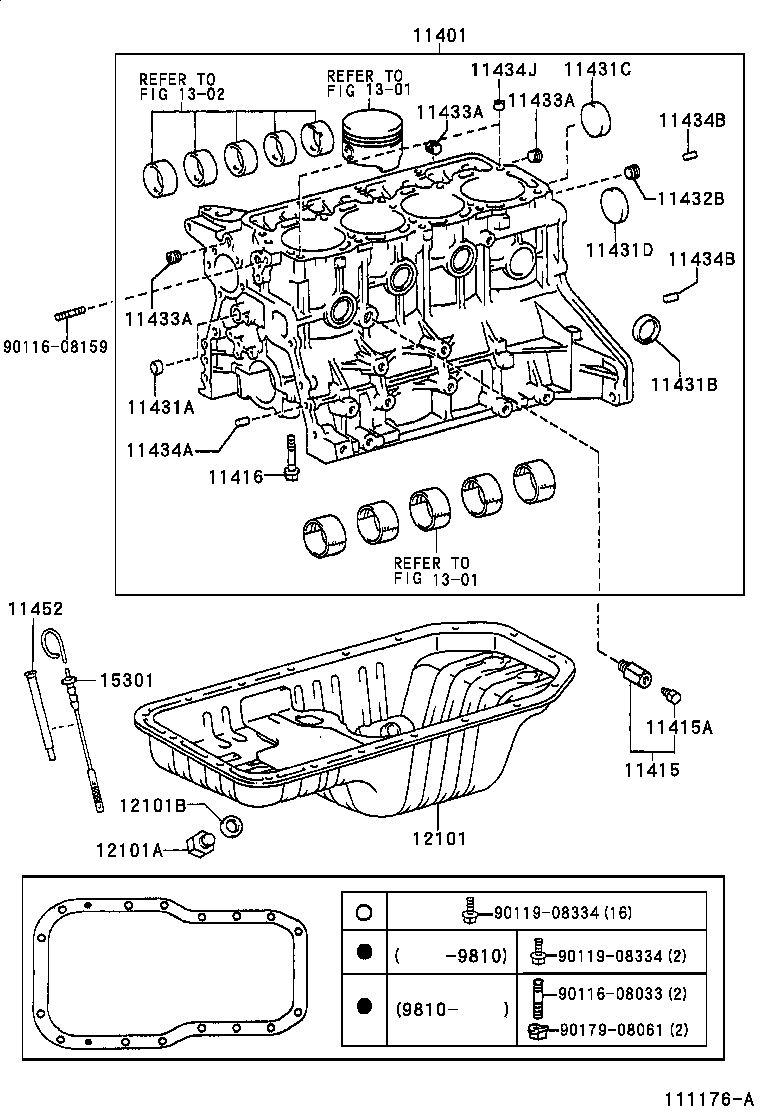 12101-05040 PAN SUB-ASSY, OIL product image