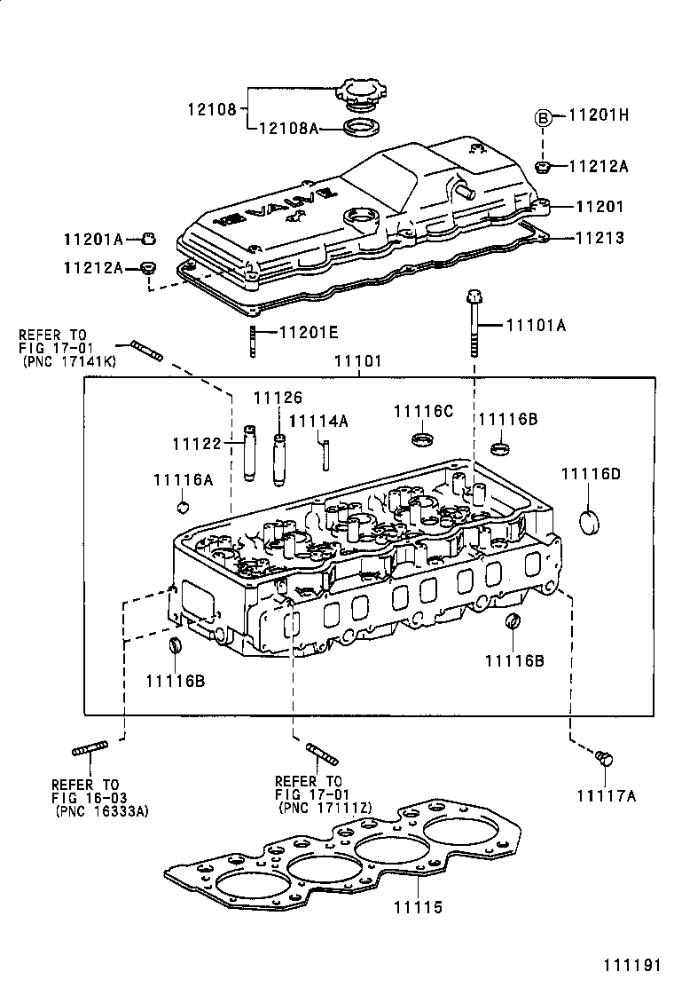 92112-60835 BOLT, STUD(FOR CYLINDER HEAD COVER SET) product image