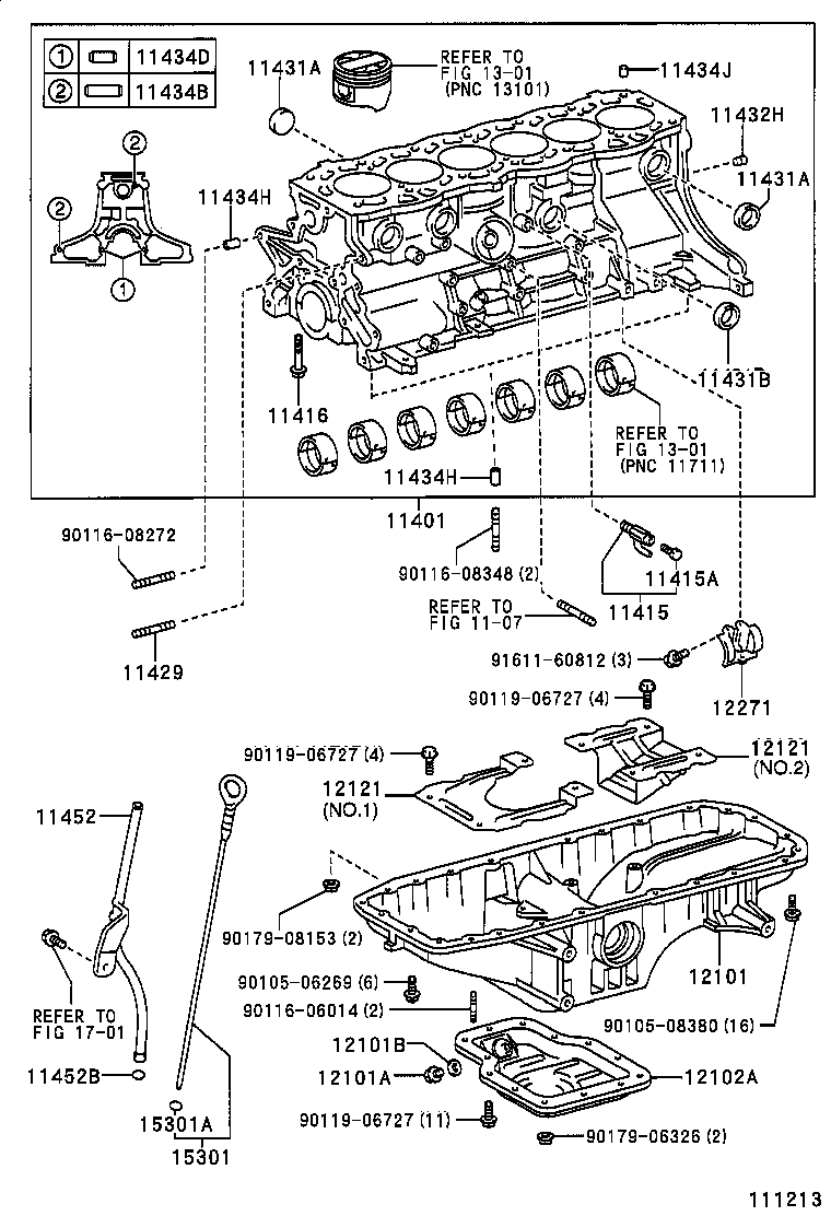 11452-70070 GUIDE, OIL LEVEL GAGE product image