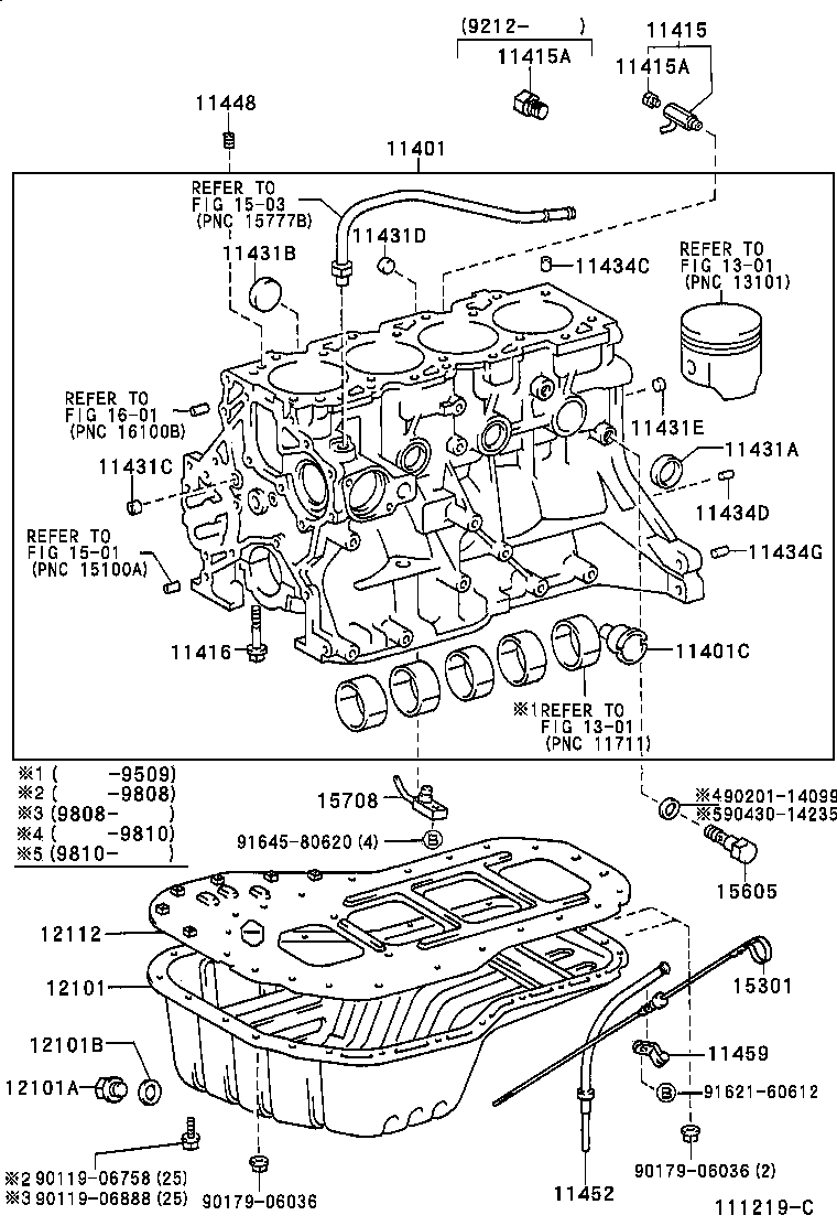 11401-39446 BLOCK SUB-ASSY, CYLINDER product image