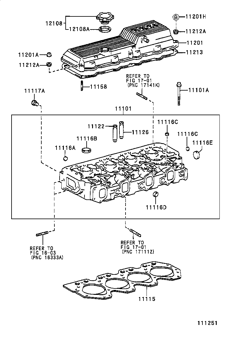 92112-60835 BOLT, STUD(FOR CYLINDER HEAD COVER SET) product image