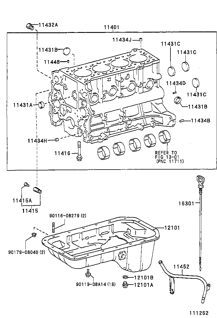 90033-41018 PLUG, W/HEAD STRAIGHT SCREW, NO.5 product image