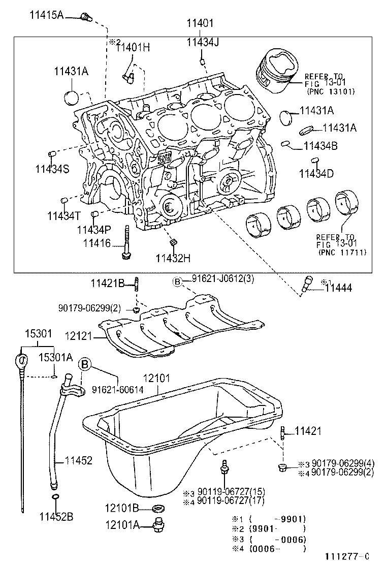 11401-69705 BLOCK SUB-ASSY, CYLINDER product image