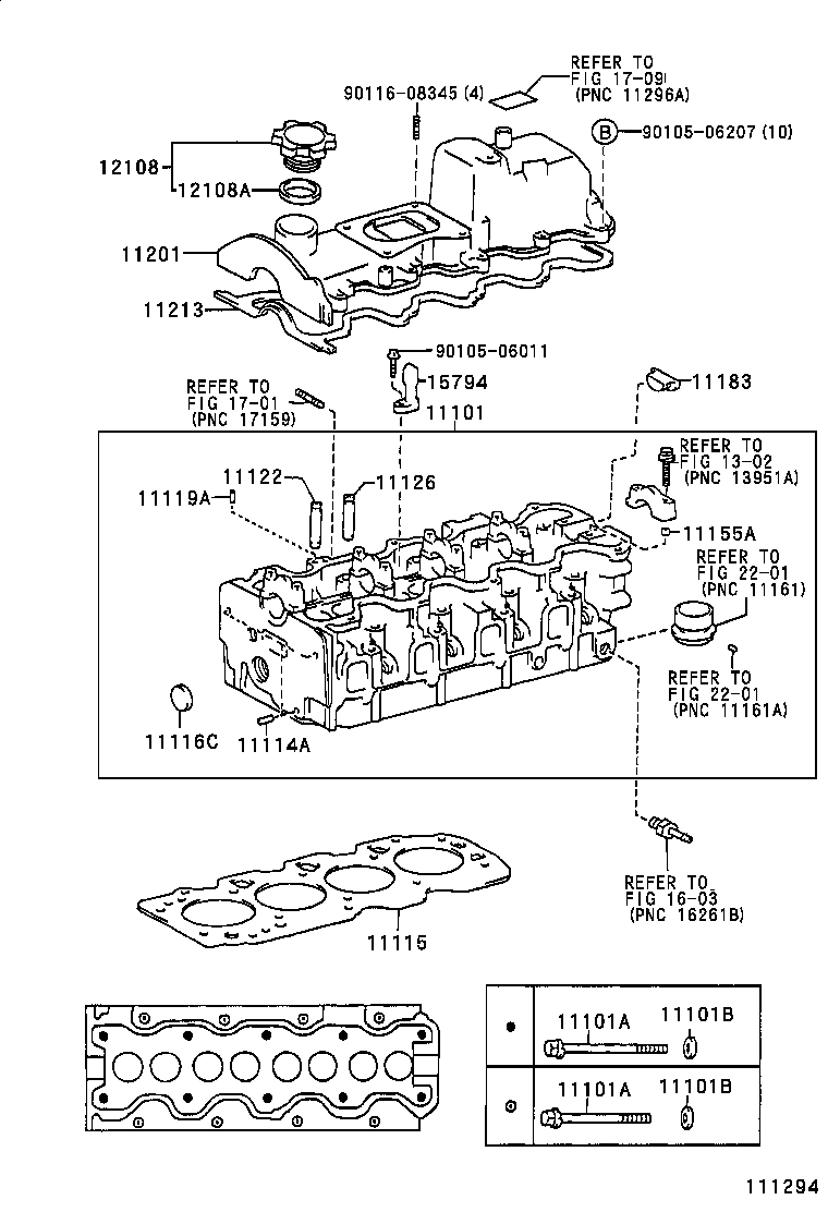 11201-64180 COVER SUB-ASSY, CYLINDER HEAD product image