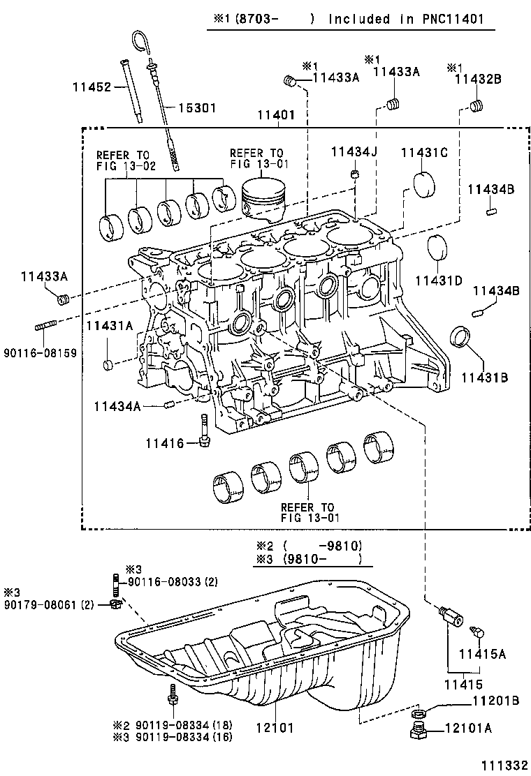 12101-49255 PAN SUB-ASSY, OIL product image