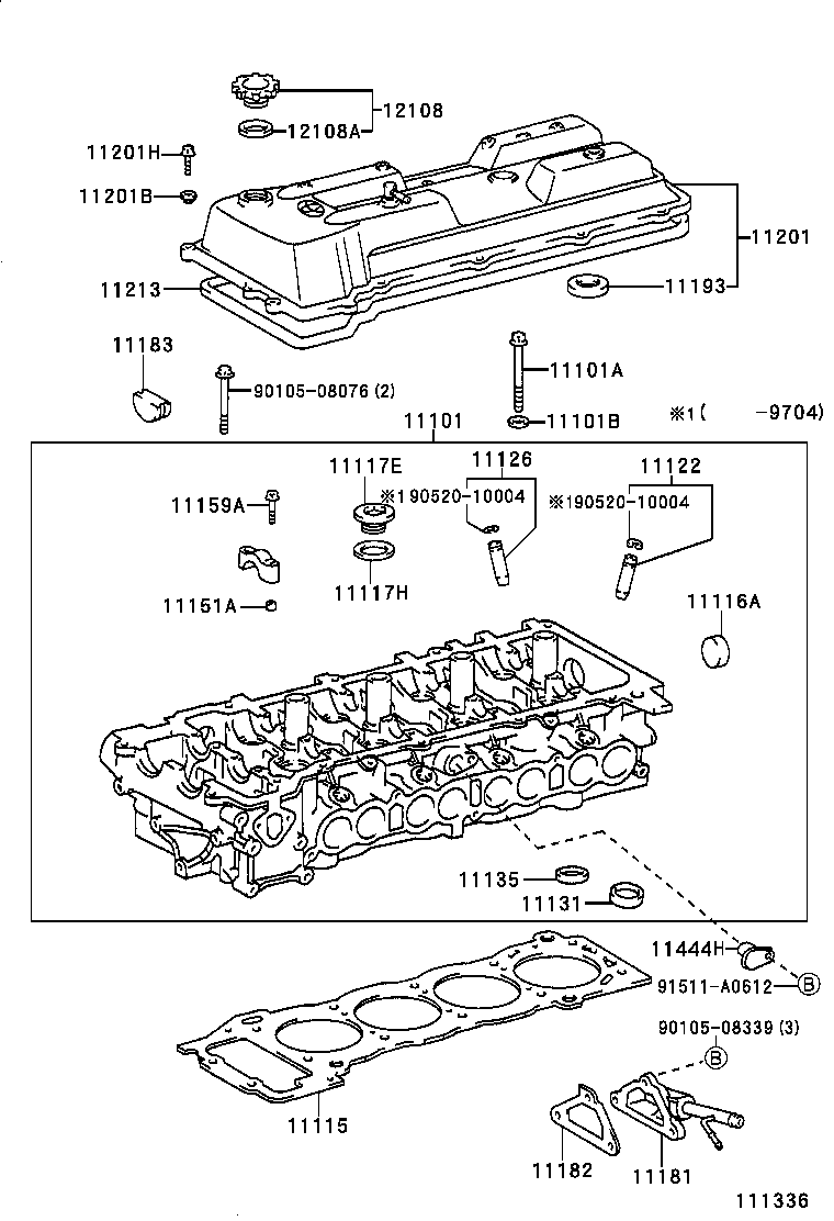 92112-60835 BOLT, STUD(FOR CYLINDER HEAD COVER SET) product image