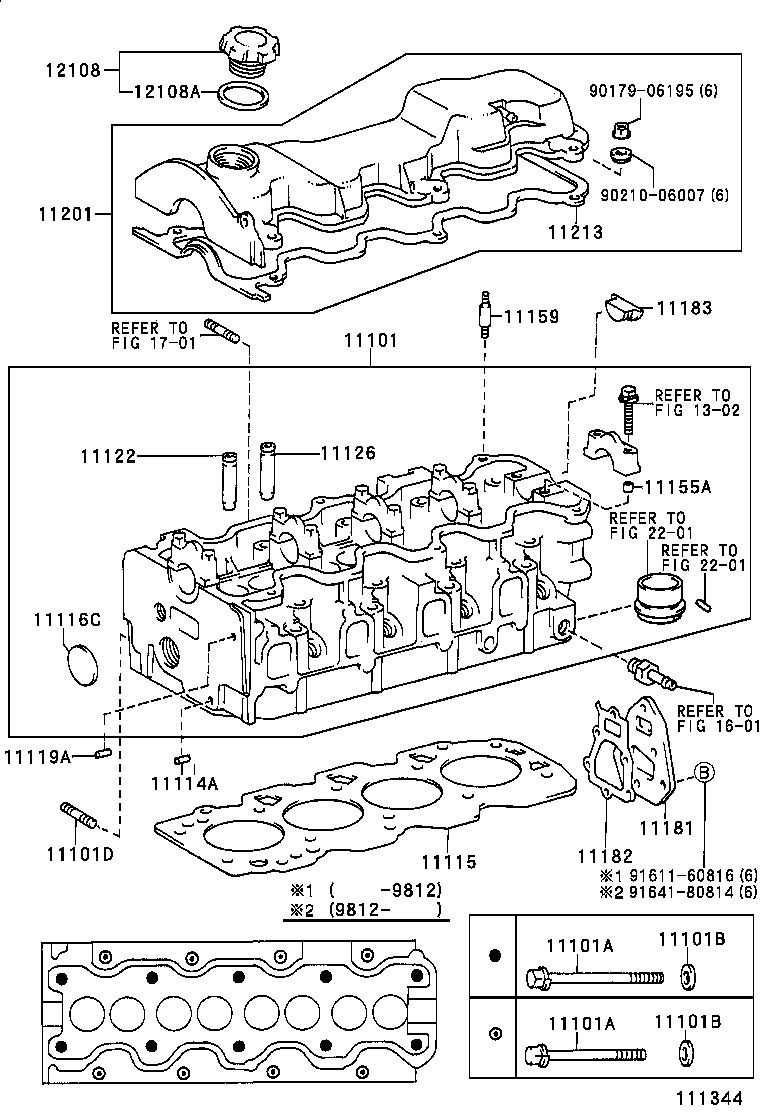 11115-71011 GASKET, CYLINDER HEAD product image
