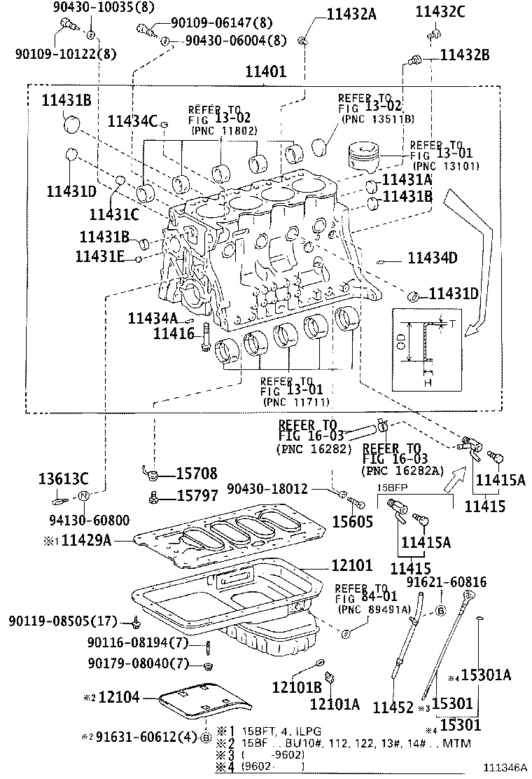90033-41018 PLUG, W/HEAD STRAIGHT SCREW, NO.5 product image