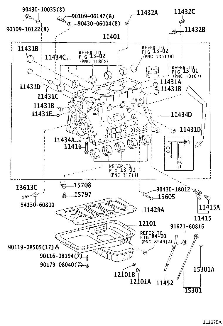 90033-41018 PLUG, W/HEAD STRAIGHT SCREW, NO.5 product image