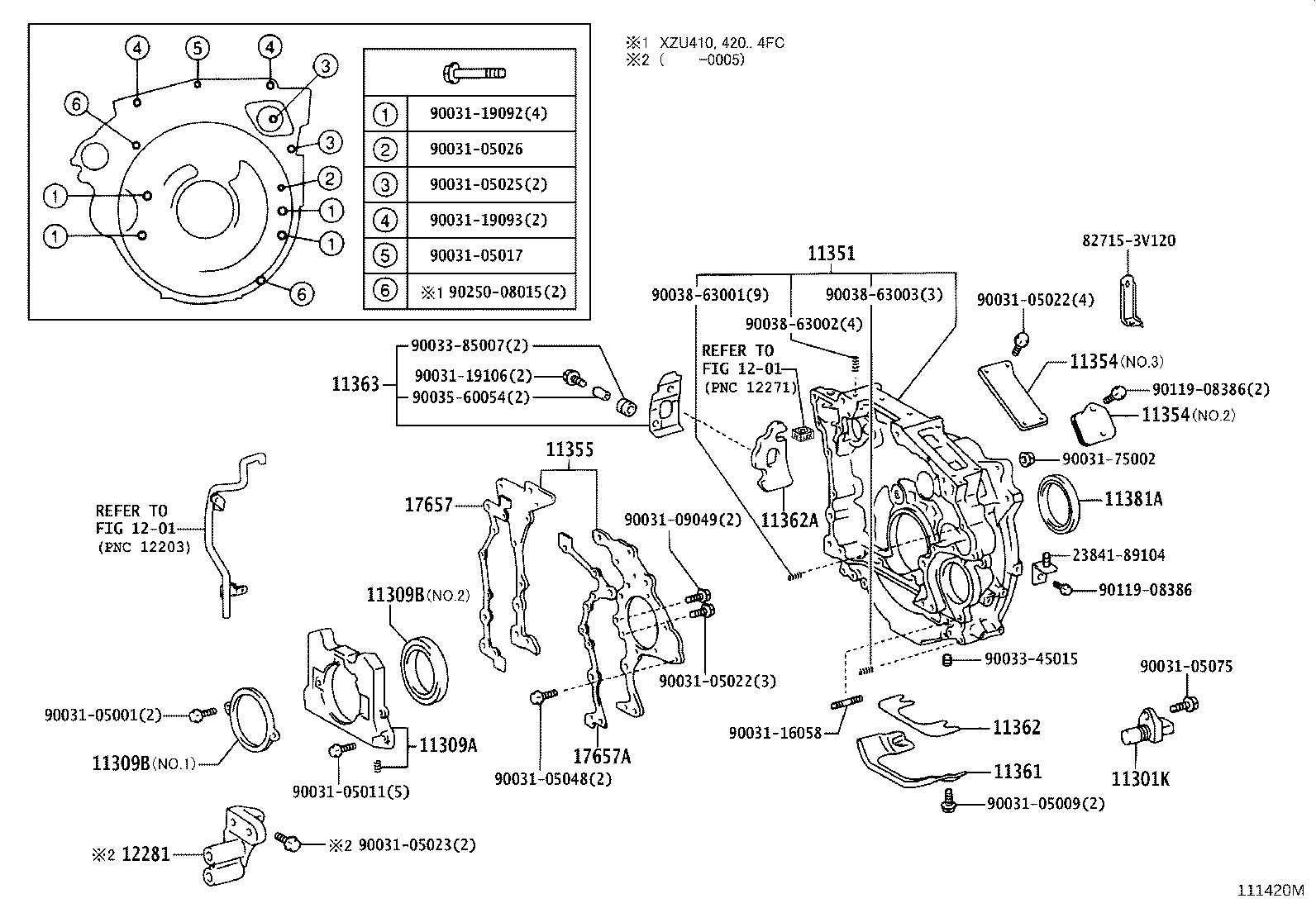 11308-78461 HOUSING, FLYWHEEL product image