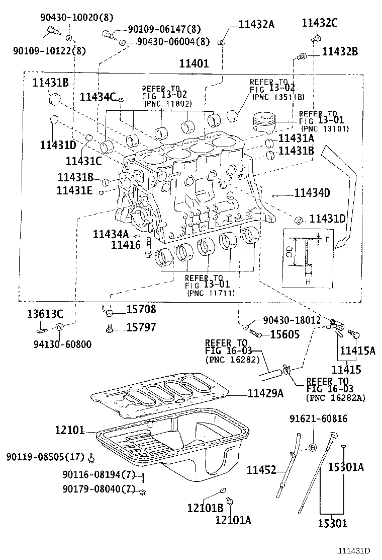 12101-58150 PAN SUB-ASSY, OIL product image
